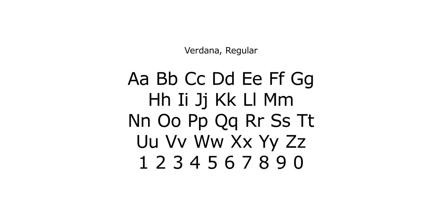 Verdana