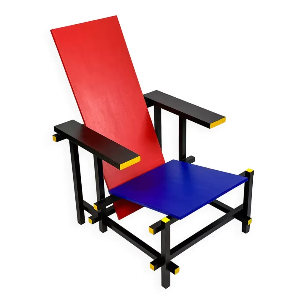 Chaise Rouge et Bleue - Image 1