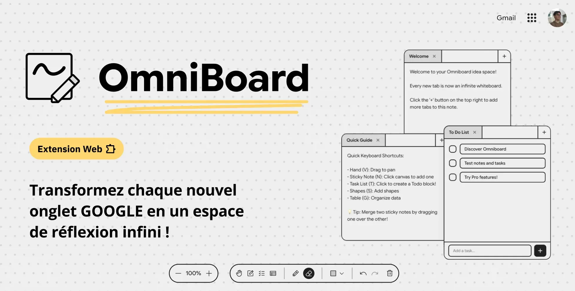 OmniBoard - Le tableau blanc infini