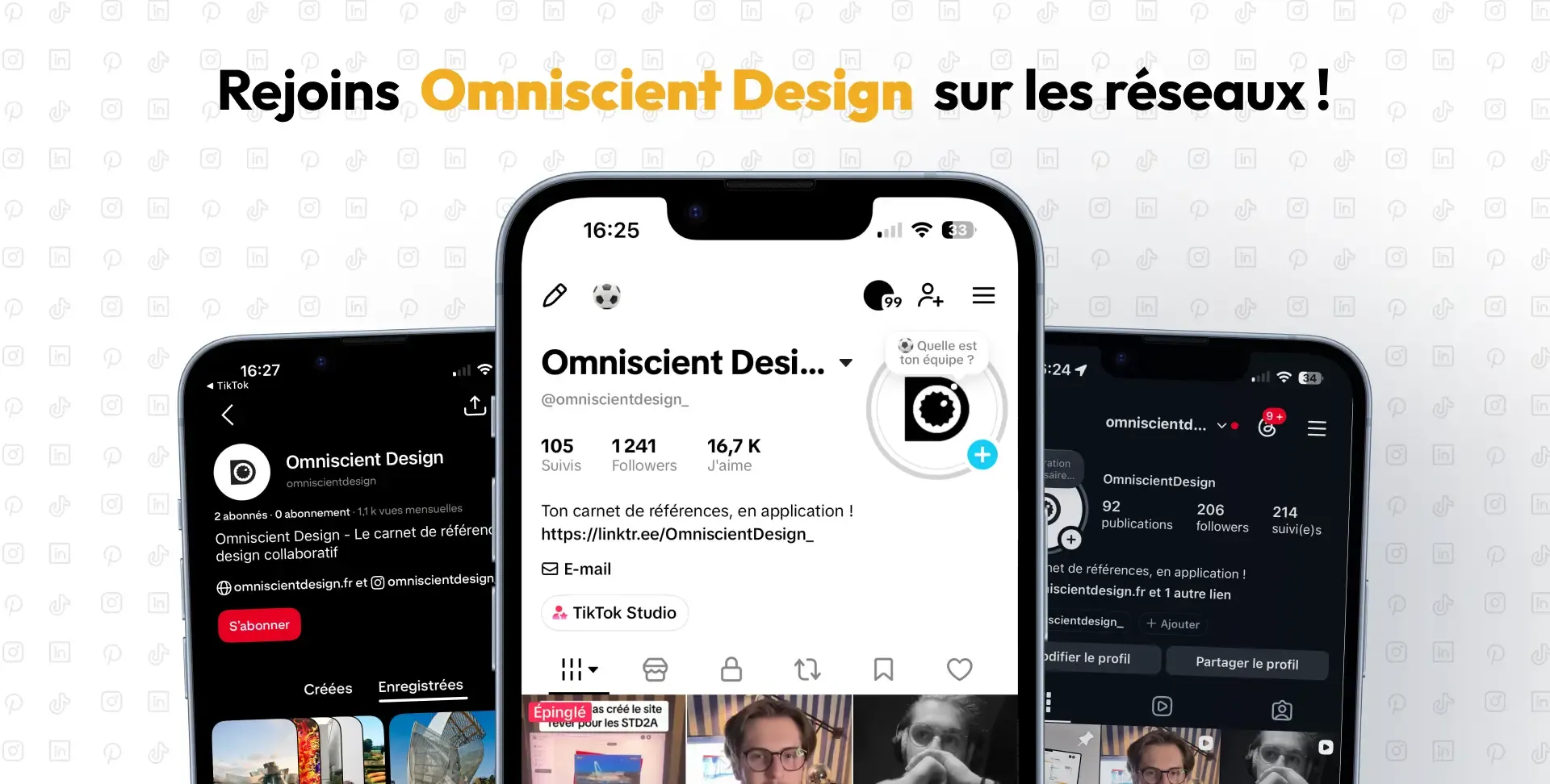 Rejoins Omniscient Design sur les réseaux !
