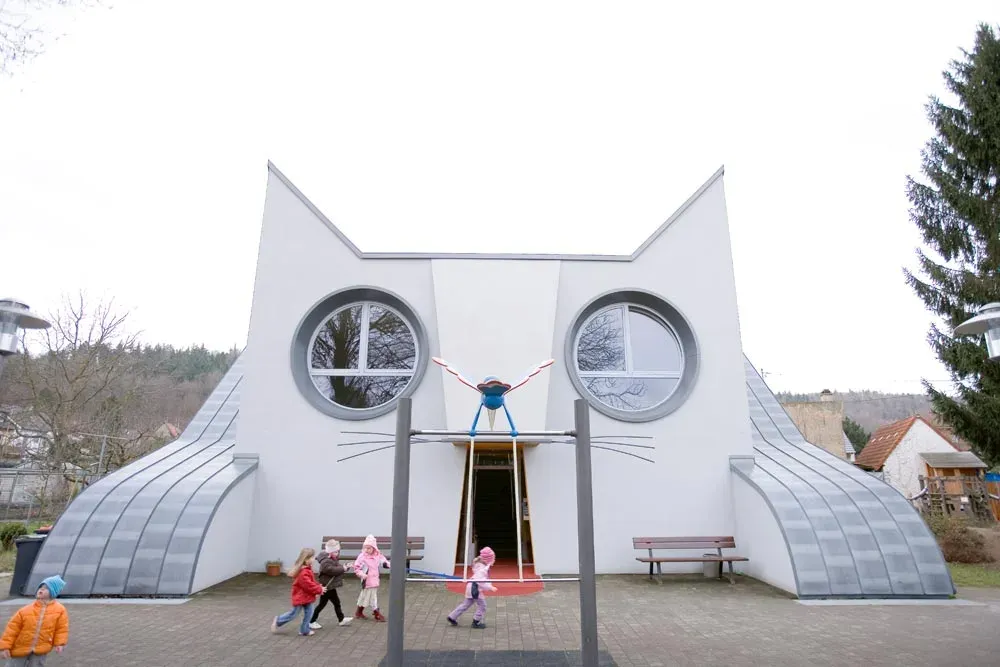 Die Katze, école maternelle, Wolfartsweier-Karlsruhe - Image 1