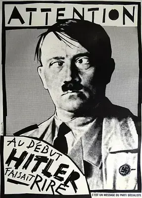 Au début Hitler faisait rire