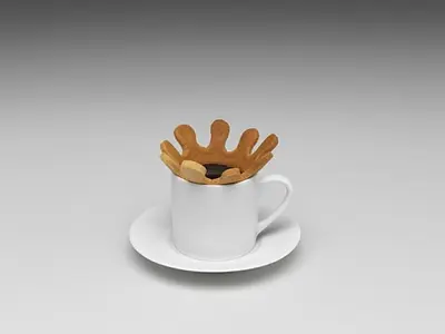 Coffee Drop Splash