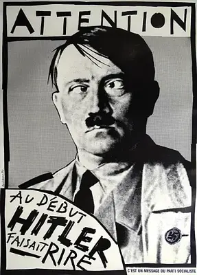 Au début Hitler faisait rire