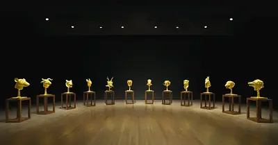 Circle of Animals/Zodiac Heads